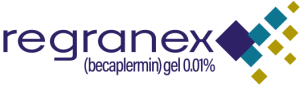 REGRANEX (becaplermin) Gel, 0.01% logo